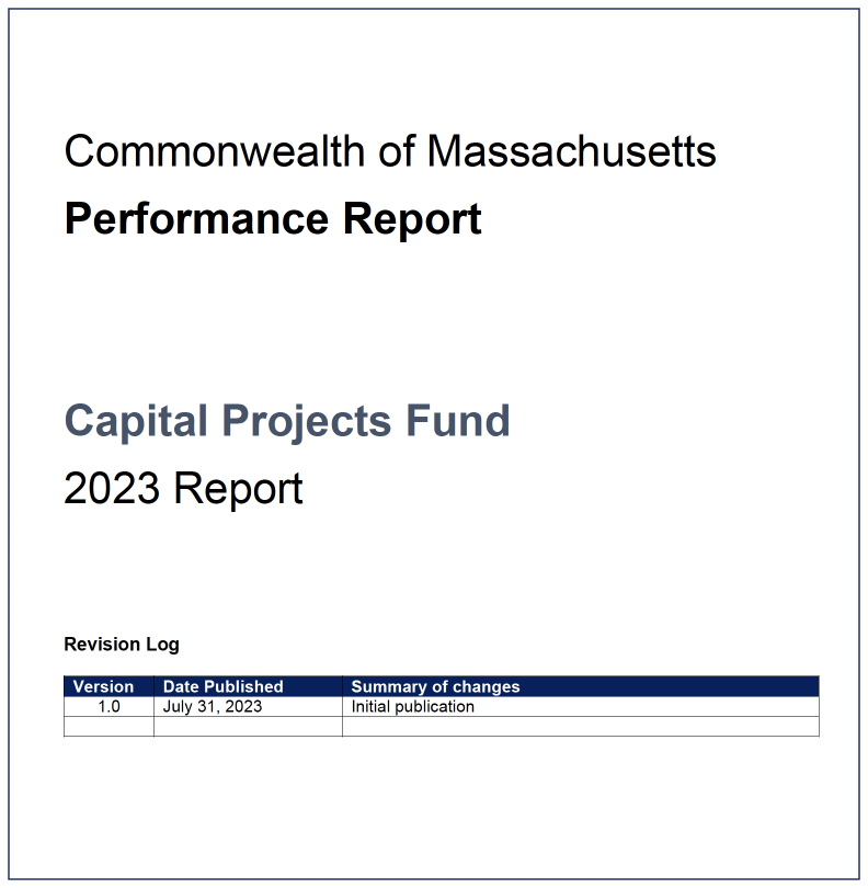 CPF Report Cover