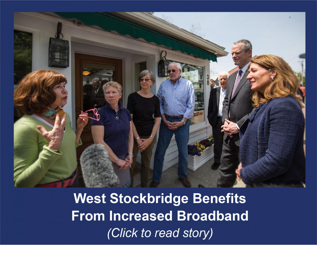 Open page West Stockbridge Benefits from Increased Broadband