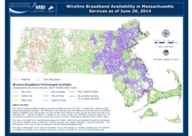 Image of 2014 Statewide Wireline Technologies Map